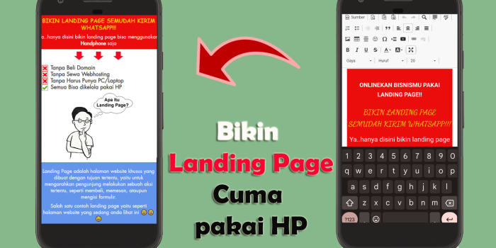 Jasa buat landing page termurah