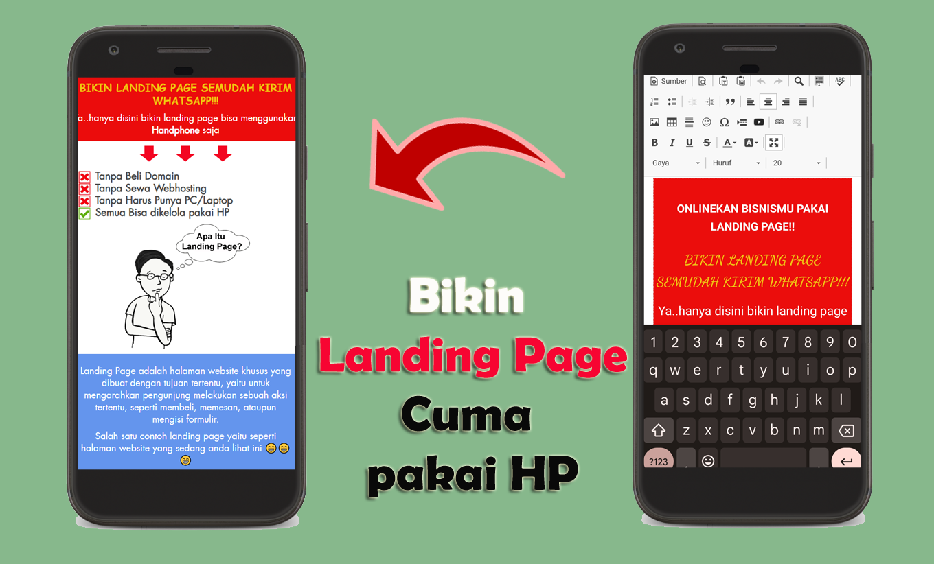 Jasa buat landing page termurah